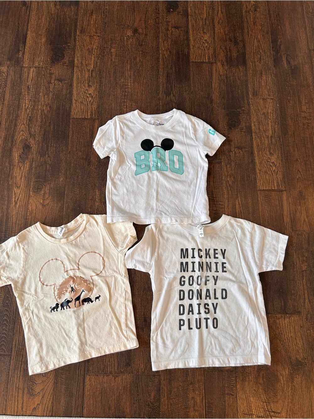 Disney Kids Short Sleeve Tee- set of 3